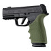 Hogue HandAll Beavertail Handgun Grip Sleeve for Sig Sauer P365 XMacro OD Green