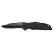 Kershaw Kuro Folding Knife 3-1/10" Partially Serrated American Tanto Blade Black