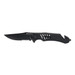 Smith & Wesson Extreme Ops Folding Knife 3-1/2" Clip Point Blade Black with Glass Breaker and Strap Cutter