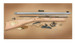 Traditions St. Louis Hawken Rifle Build-It-Yourself Kit Select Raw Hardwood .50 Cal 28" White Barrel