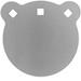 BASH TARGET AR550 GONG TARGET ROUND 6"-1/2" THICK