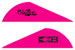 BOHNING BLAZER VANES 2" SOLID HOT PINK 36PK