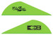 BOHNING BLAZER VANES 2" SOLID NEON GREEN 100PK