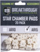 BREAKTHROUGH AR-15 STAR CHAMBER PAD 20 PK W/ 8-32 ADTR