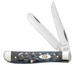 CASE KNIVES POCKET WORN GRAY BONE CRANDALL JIG MINI TRAPPER