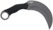 SCHRADE KNIFE BONEYARD 5.2" FIXED KARAMBIT MATTE SS/BLACK