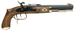 Traditions Trapper P1100 .50 Cal #11 Percussion Pistol 9.75in Blued Barrel Hardwood