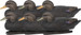 ZINK FLOATER DECOYS BLACK DUCK 6 PACK