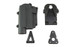 Rapid Force Rapid Force, Level 2 Duty Holster, Fits GLOCK 19/19X/45/22/17 with Large Light (X300/TLR-1), Right Hand, Black R2-B-0057-BK-RH-LL-A0-C