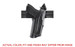 Safariland Model 6360 ALS/SLS Mid-Ride Level III Retention Duty Holster, Fits Glock 19/23 with SureFire X300U/Streamlight TLR-2, Right Hand, STX Hardshell, STX Plain Black Finish 6360-2832-411