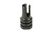 KAK Industry Retro Duckbill, Flash Hider, 556NATO, 1/2X28, Fits AR-15, Phosphate Finish, Black 1-2-28-DUCKBILL