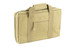 NcSTAR Discreet Pistol Case, Nylon, Tan, Two Padded Handgun Compartments, Six Elastic Magazine Loops, Carry Handle CPT2903