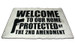 TekMat Door Mat, 2nd Amendment, Black, 25"x42" TEK-42-2AMENDMENT-U