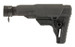 Mil-spec Stock Kit, Black Finish, Fits AR-15, Compact Size, Includes Cheek Rest Plus Removable Extended Cheek Rest Insert, Rubberized Butt Pad, Mil-spec Extension Tube, Buffer, Buffer Spring, Receiver End Plate and Castle Nut, Black