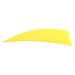 Trueflight 3 in. Yellow Shield Cut Fletching Feathers RW 100 pk.