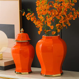 Orange Decorative Jar Assortment