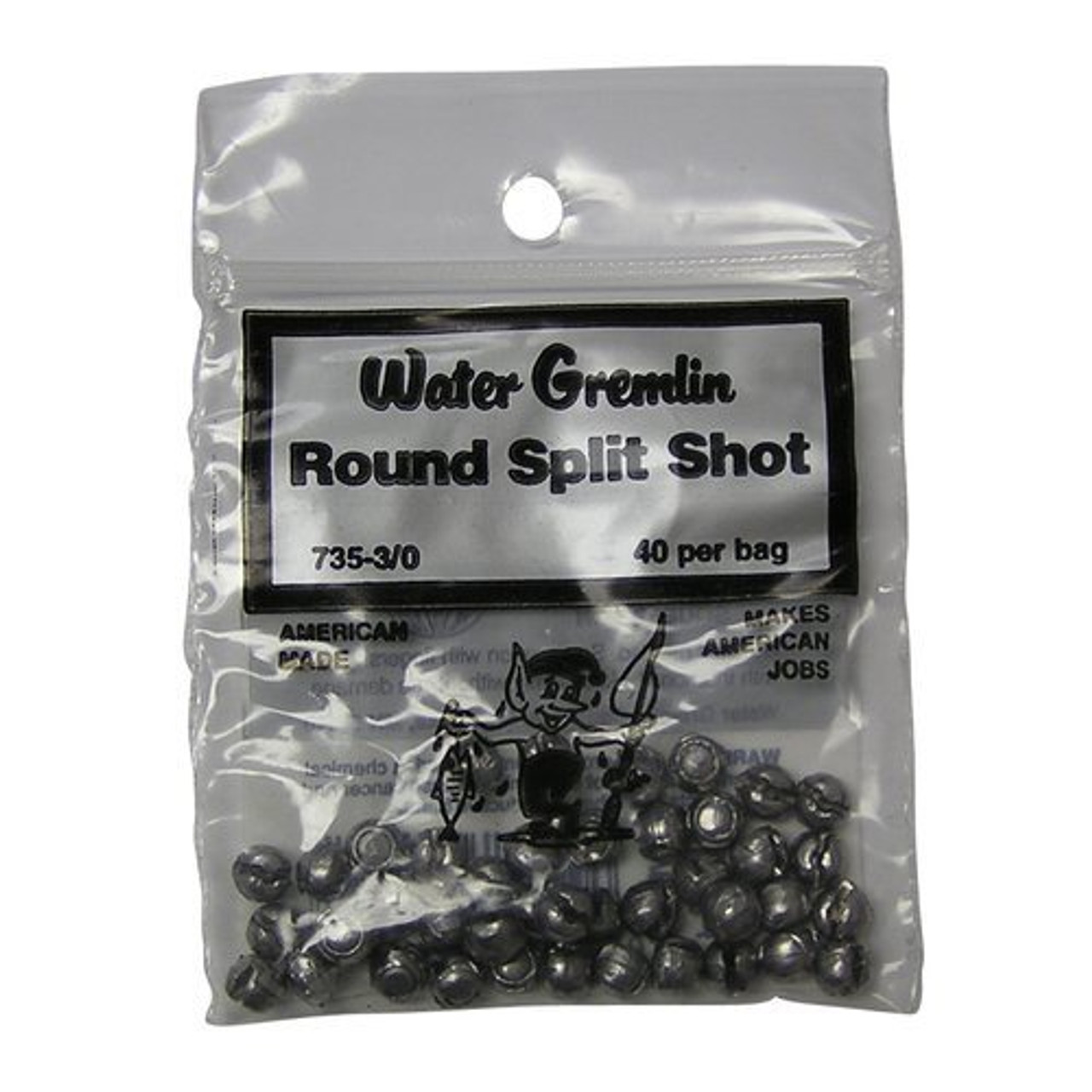 Water Gremlin Round Split Shot - Superior Outfitters