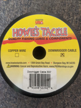 Howie Downrigger Cable  300 Feet 150 Lb