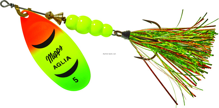 Mepps Aglia Flashabou In-Line Spinner
