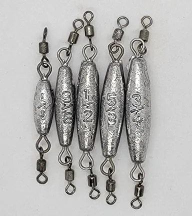 Nova Tackle In-Line Lead Swivel Sinkers