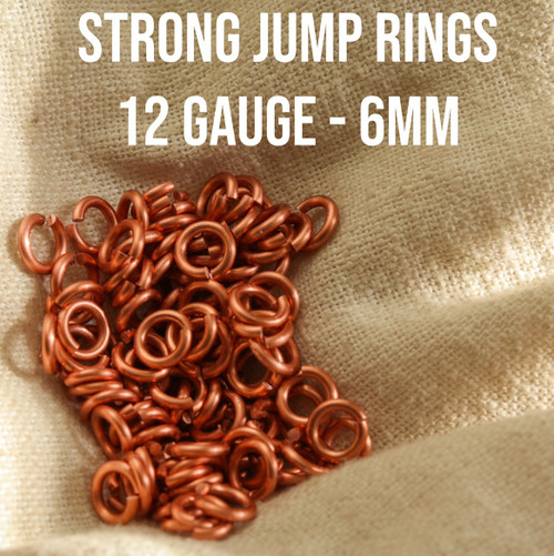 Copper Jump Rings | 12 Gauge - 6mm