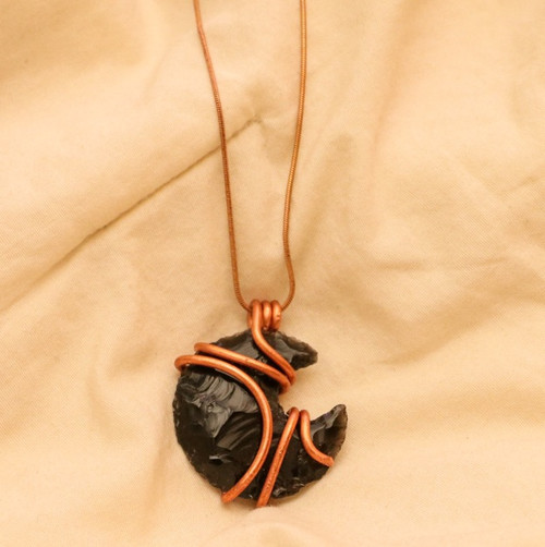 Black Obsidian Crescent Moon - Protection Jewelry | Choose Your Length!