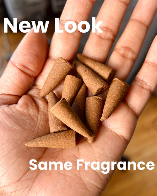 Incense Cones | 100% Natural Joss Cones ~ Fragrance Oil Infused. Smooth Aroma, Peaceful. Mind Renewal, Restore Home Balance. Energy Cleanse.