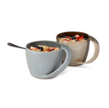 Handwarmer Oatmeal Bowl—A Handle Big Enough to Slide Your Hand Through and a Notch to Rest Your Utensil