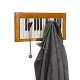 Piano Keyboard Wooden Coat Rack