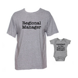 The Office Regional Manager/Assistant To The Regional Manager Set—Celebrate The Arrival of A Paper Bundle Of Joy With This Matching Set