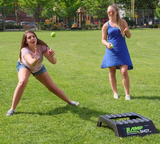 Ramp Shot Toss & Bounce Outdoor Game—Give Your Next Beach or Backyard BBQ An Energy Boost With This Game Combining Spike Ball and Cornhole