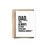 Father Daughter Father's Day Card—Remind Dad Who's His Favorite Is With This Card That Won't Break His Bank