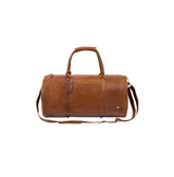 Mahi Leather "The Classic" Duffle—Combining Traditional Elegance with Rugged Practicality, the Flagship Duffle in Vintage Brown Is an Essential Luggage Piece