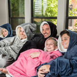 The Comfy Oversized Sherpa Blanket Sweatshirt—The Brand That Launched a World-Wide Craze and Made Wearing Your Blanket a Thing