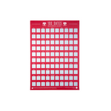 100 Dates Scratch Off Poster