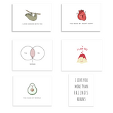 Cute Root Plantable Valentine's Day Cards—Plant These Cards and Watch Them Come to Life as They Grow Into Herbs, Wildflowers, or Vegetables