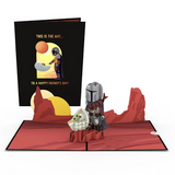 A Mandalorian Father's Day 3D card—This Is The Way For a Happy Father's Day