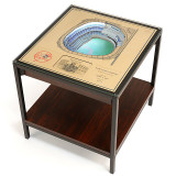 Baseball Stadium Lights End Table—Bring The Stadium Home With This Exact Replica Of Your Team's Home Turf, Hand-Assembled From Poplar Wood