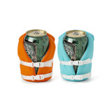 Puffin Beer Preserver Koozie—An Insulated Life Jacket That Keeps Beverages Cold, Hands Dry, and Cans Topside