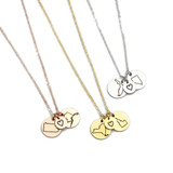 Personalized Long Distance Necklace