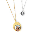 Worry Stone Custom Photo Necklace—A Truly Tangible Reminder That Your Loved Ones Are Always With You