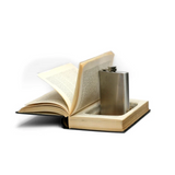Flask Book Box—If You Want to Be Sneaky and Hide Your Favorite Beverage in Style, This Hollow Book Designed to Hold a Flask Is Just the Thing for You