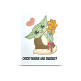 Baby Yoda Chicky Nuggies Love Card—If Your Love Language Is Mando and Nuggets, This Card Is For You