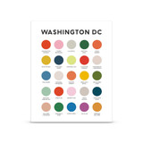 Washington DC Color Palette Print