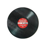 Personalized Record Cutting Board—Drop a Chef's Knife Instead of a Needle On This LP-Styled Tempered-Glass Prep Board