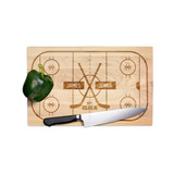 Custom Wooden Hockey Cutting Board—Crafted For Fans Who Cherish The Game, It Provides A Unique Way To Showcase Their Devotion To Hockey While Adding A Touch Of Puck-Themed Flair To Their Culinary Endeavors