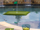 Floating Turf Golf Game—The Perfect Party And Practice Device For Any Body of Water For Those On A Budget