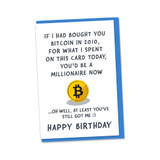 Bitcoin Birthday Card