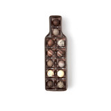 Bottle-of-Wine Chocolate Truffles Box—A Dozen Deluxe Chocolate Truffles In An Elegant, Wine-Bottle Shaped Box