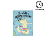 Drinking Animals Adult Coloring Book